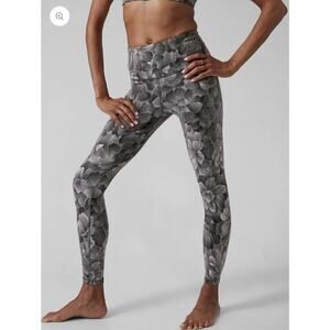Athleta‎ Elation Textured Tight Activewear - Chakra Floral Black Seasalt - XS
